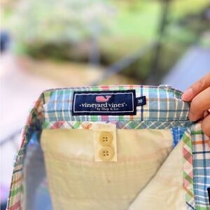 Vineyard Vines Men's Multicolor Plaid Shorts